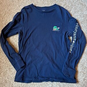 Vineyard Vines Youth Long Sleeve St. Paddy's Day Tee, Size Medium (12-14)